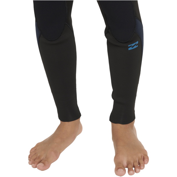 2026 Billabong Junior Absolute 4/3mm R&uuml;ckenrei&szlig;verschluss Neoprenanzug 24CW211603 - Ocean